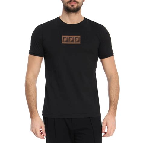 fendi black mens t shirt|black fendi sweater.